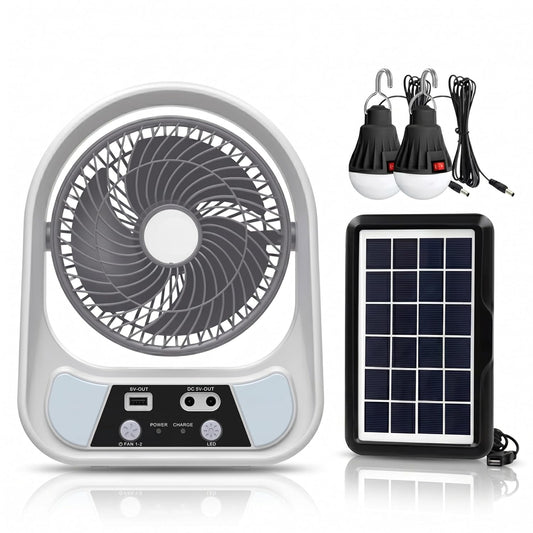 Abanico Solar Recargable