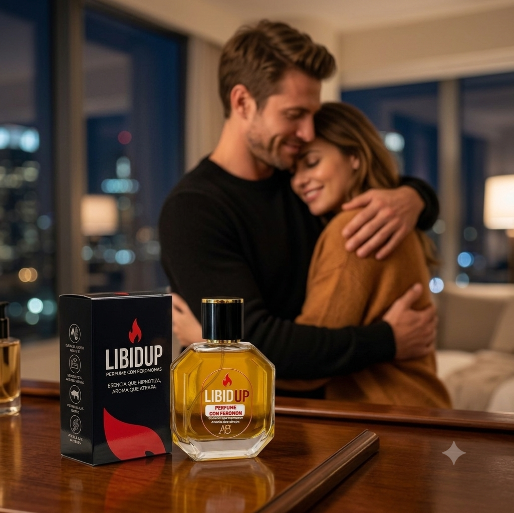 PERFUME VIRAL CON FEROMONAS LIBIDUP HOMBRE (50ML ÚNICO)